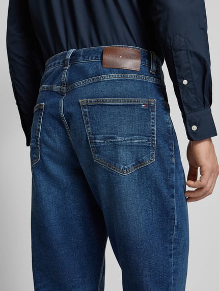 Tommy Hilfiger Straight fit jeans in 5-pocketmodel, model 'CORE HARLEM' Donkerblauw - 3