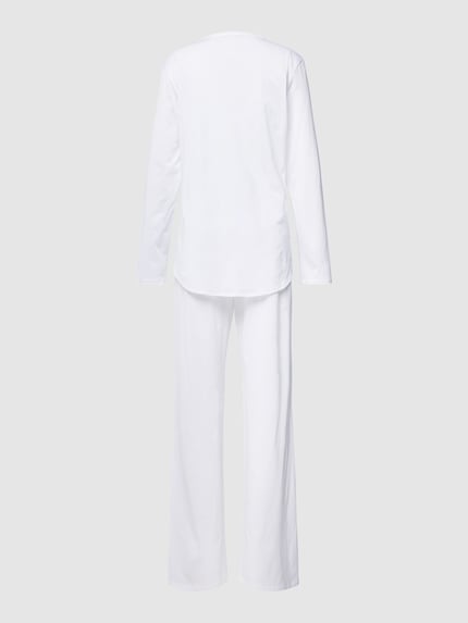 HANRO Pyjama met borstzak Wit - 3