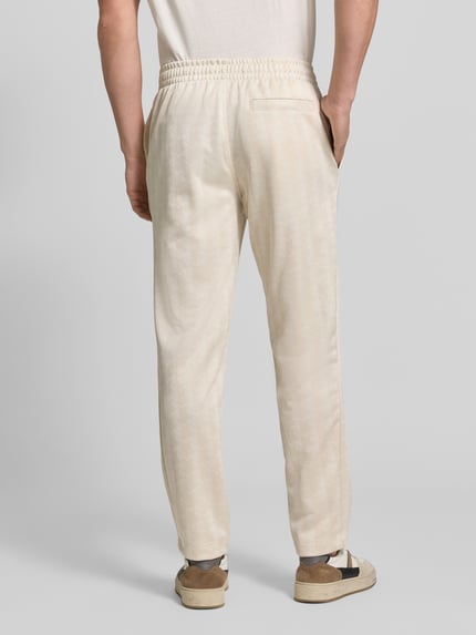 Lacoste Regular Fit Sweathose aus Baumwoll-Mix Sand Melange 5