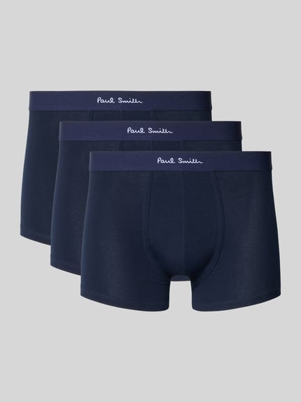 Paul Smith Trunks mit elastischem Logo-Bund im 3er-Pack Marine 1