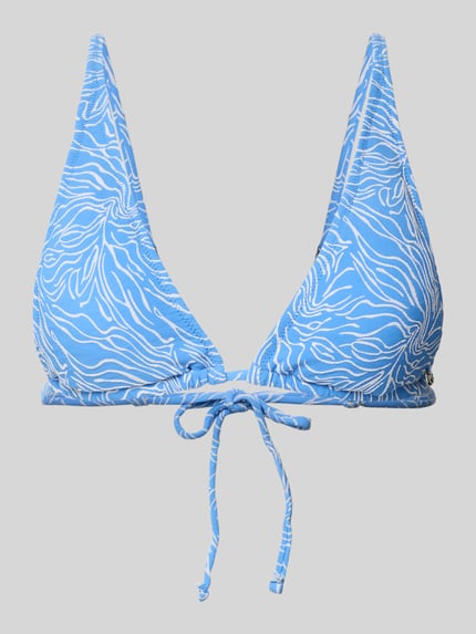 Shiwi Bikinitop met vetersluiting aan de achterkant, model 'Amy' Blauw - 1