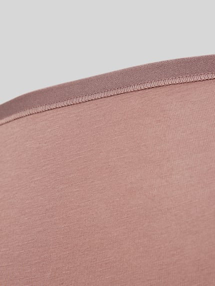 Sloggi High waist broek met labelprint Roodbruin - 2