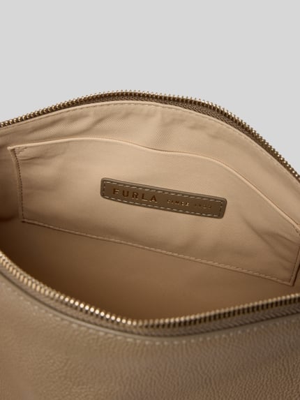 FURLA Umhängetasche mit verstellbarem Schulterriemen Mittelgrau 5