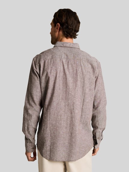 Tom Tailor Regular Fit Freizeithemd aus Leinen-Baumwolle-Mix Hazel 5