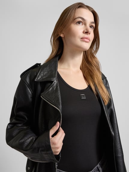 Armani Exchange Top mit Label-Patch Black 3