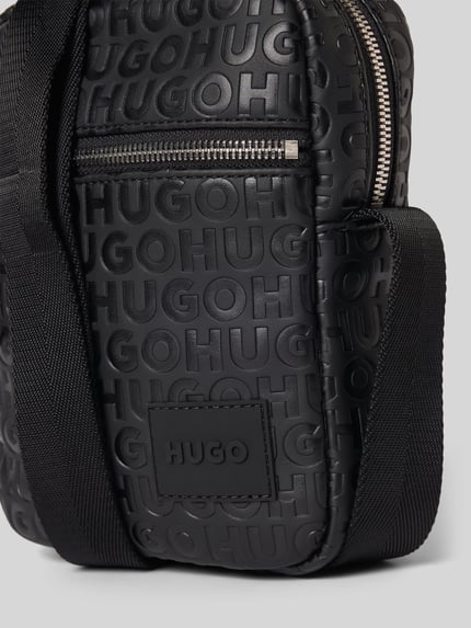 HUGO Umhängetasche mit Label Patch Modell 'ETHON' Black 3