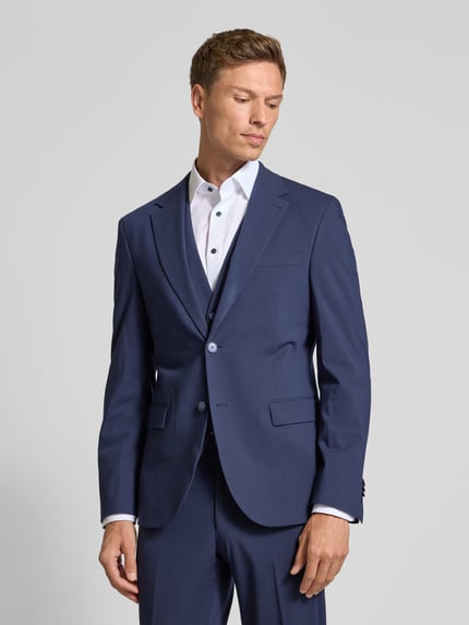 MCNEAL Marynarka na 2 guziki o kroju slim fit z kieszenią z patką Granatowy 4