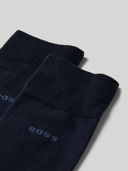 BOSS Sokken van katoenmix in een set van 2 paar Donkerblauw - 2