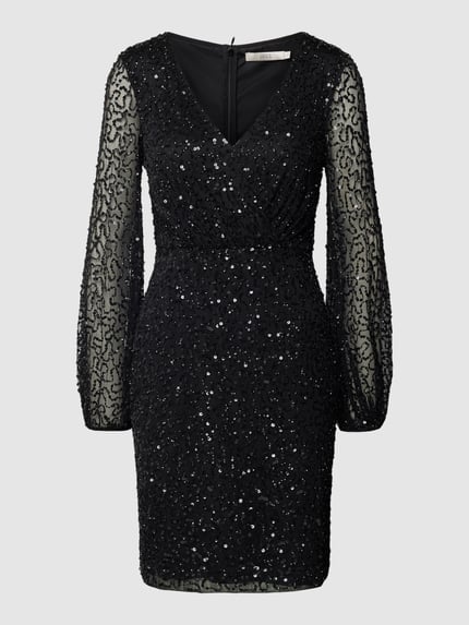 Jake*s Cocktail Cocktailkleid mit Paillettenbesatz Black 2