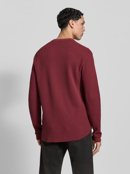 Levi's® Relaxed Fit Thermo-Shirt aus reiner Baumwolle Dunkelrot 5