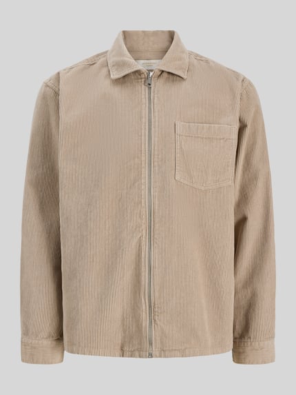 JACK & JONES Bomberjacke mit Cordstruktur Beige 2