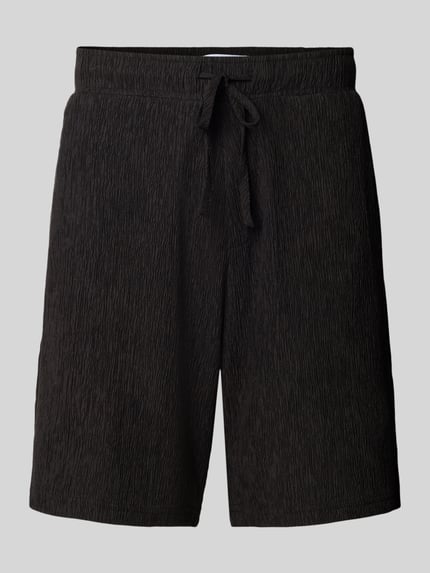 Jake*s Studio Men Sweatshorts mit elastischem Bund Black 2
