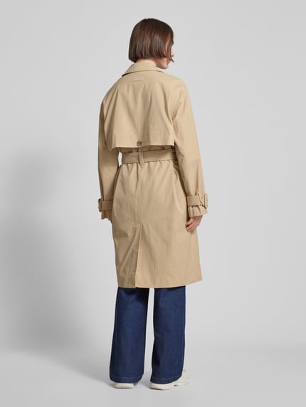 Tom Tailor Trenchcoat met strikceintuur Beige - 5