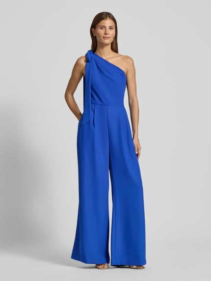 Lauren Ralph Lauren Jumpsuit mit Schleifen-Detail Modell 'ZERESH' Hellblau Melange 4