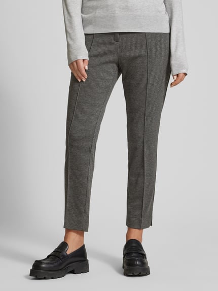 Christian Berg Woman Selection Regular Fit Jerseyhose mit Paspeltasche am Gesäß Anthrazit 4