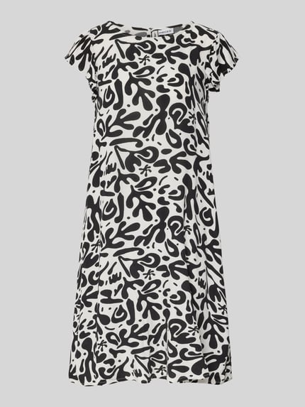 PIECES regular fit zomerjurk van zuivere viscose model 'BARRI' Zwart - 2