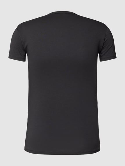 Emporio Armani T-Shirt mit Label-Print Black 3