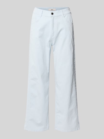 Brax broek met rechte pijpen van katoenmix model 'MAINE S' Lichtblauw - 2