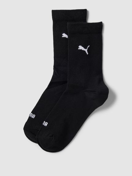 PUMA Socken mit Label-Details im 2er-Pack Black 1