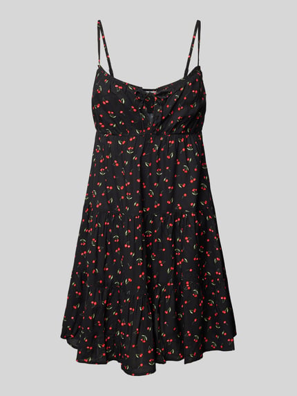 REVIEW Minikleid mit Schlüsselloch-Ausschnitt Black 2