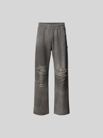 Sweatbroek met elastische tailleband Shop The Look MANNEQUINE