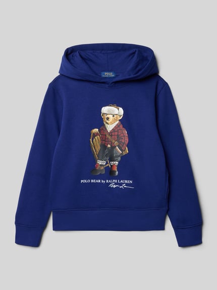 Polo Ralph Lauren Teens Regular fit hoodie met logoprint Koningsblauw - 1