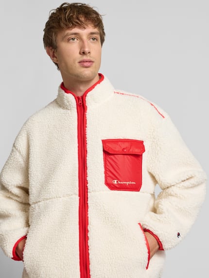 Champion Sweatjacke aus Teddyfell Offwhite 3