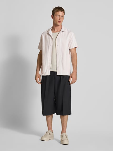 Tommy Jeans Regular fit vrijetijdsoverhemd met all-over motief Beige - 1