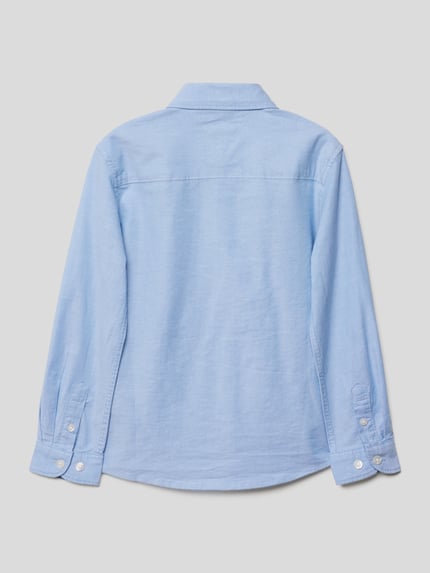 Tommy Hilfiger Kids Overhemd met button-downkraag Bleu - 3