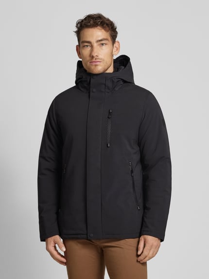 People of Shibuya Jacke mit Kapuze Modell 'AKORE' Black 4