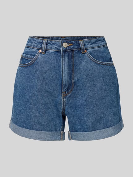 VERO MODA Relaxed Fit Jeansshorts aus Baumwoll-Mix Modell 'ZURI' Jeansblau 2