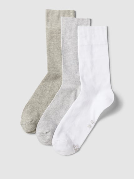 s.Oliver RED LABEL Socken mit Stretch-Anteil im 3er-Pack Weiss 1