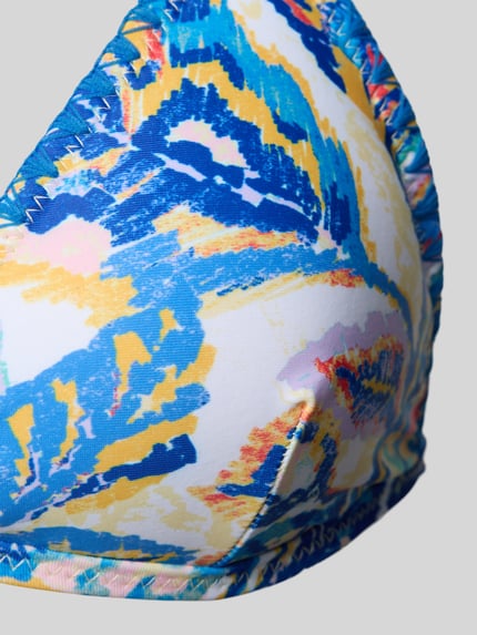 Shiwi Bikini-Oberteil in Triangel-Form Modell 'Romy' Blau 2