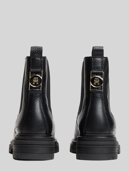 Tommy Hilfiger Chelseas aus echtem Rindsleder Black 5