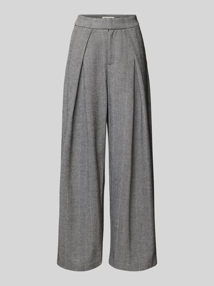 LOLLYS LAUNDRY Hose mit weitem Bein Modell 'Zola' Mittelgrau 2