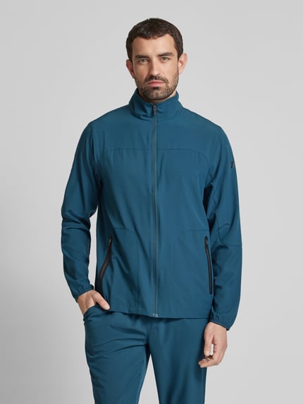 JOY Bluza rozpinana z zamkiem błyskawicznym model ‘MASSIMO’ Petrol 4