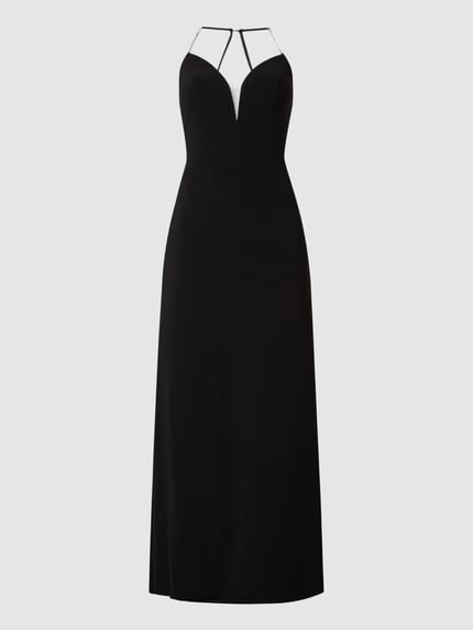 LUXUAR FASHION Abendkleid mit Strasssteinen  Black 2