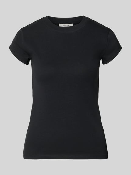 T-Shirt mit Rundhalsausschnitt Modell 'EVERYDAY' Shop The Look MANNEQUINE