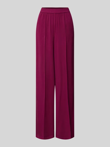 s.Oliver RED LABEL Wijde broek met gestileerde paspelzakken Bordeaux - 2
