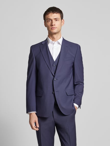 Pierre Cardin Colbert met borstpaspelzak model 'Grant' Blauw - 4