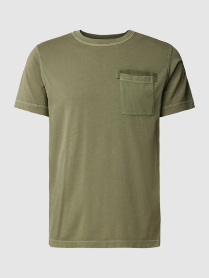 JOOP! JEANS T-Shirt mit aufgesetzter Brusttasche Modell 'Caspar' Oliv 2