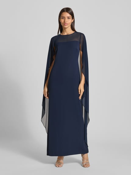 Lauren Ralph Lauren Sukienka wieczorowa z szerokimi rękawami model ‘LAVATI’ Granatowy 1