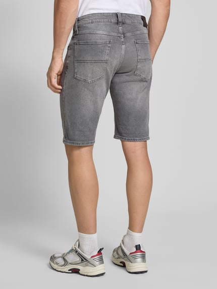 Tommy Jeans Szorty jeansowe o kroju slim fit z mieszanki bawełny model ‘RONNIE’ Czarny 5