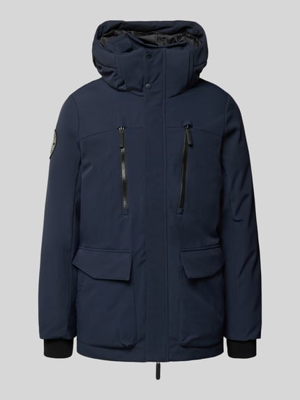 Superdry Parka mit Kapuze und Pattentaschen Marine 1