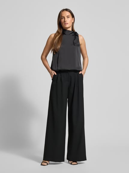 Luisa Cerano Stoffhose mit Tunnelzug Black 1