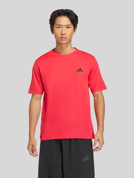 adidas Training Regular Fit t-shirt met logodetail Rood - 3