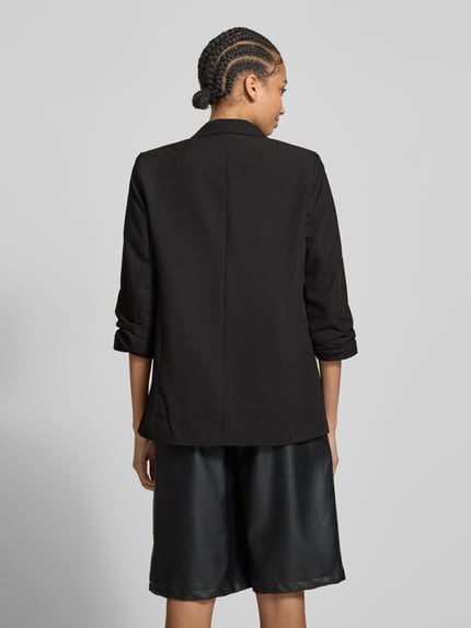 PIECES Regular Fit Longblazer mit Viskose-Anteil Modell 'BOSELLA' Black 5