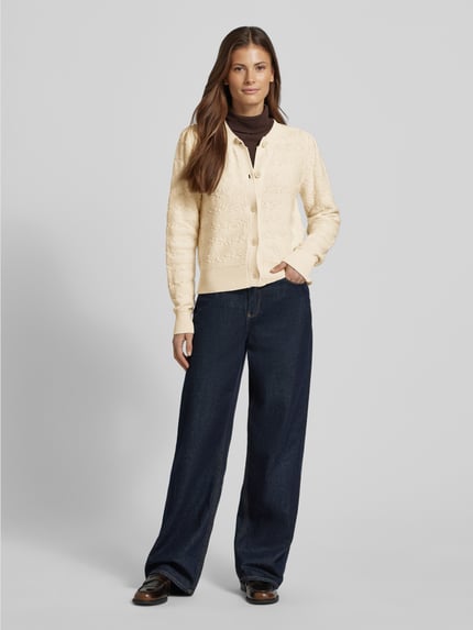 Scotch & Soda Gebreid jack met ronde hals Beige - 1