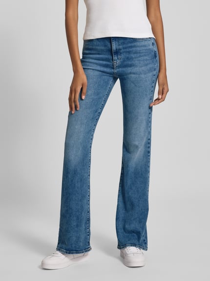 Tommy Jeans Jeansy rozkloszowane z mieszanki bawełny Jeansowy niebieski 4