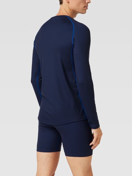 Mey Shirt met lange mouwen en contrastnaden Donkerblauw - 4